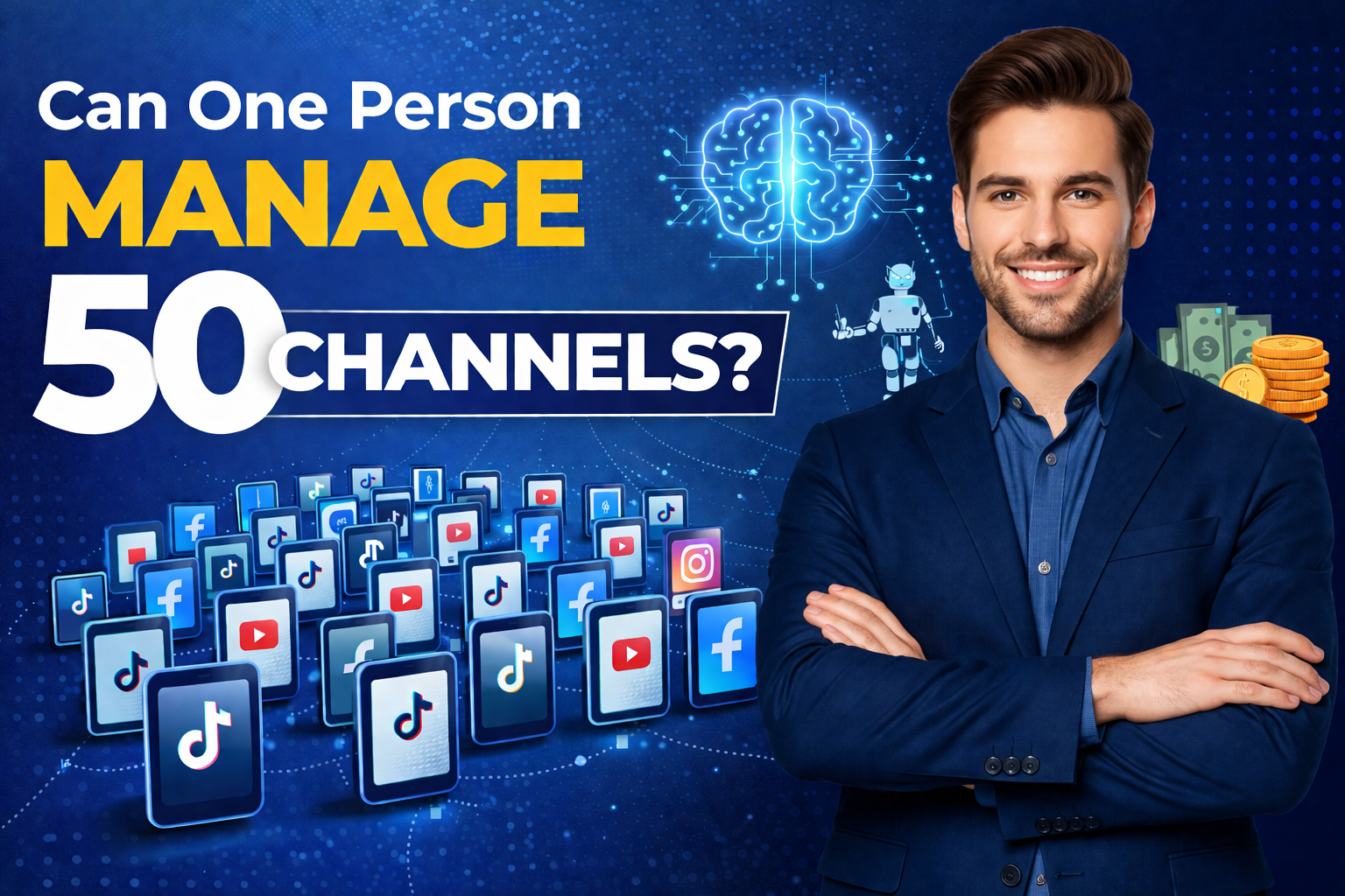 Can One Person Manage 50 Channels?